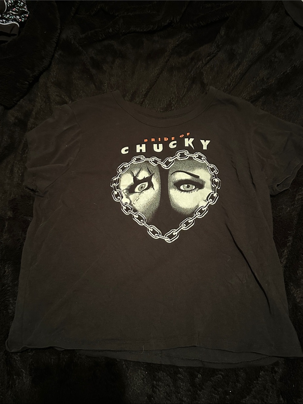 Bride of Chucky Black Graphic Tee